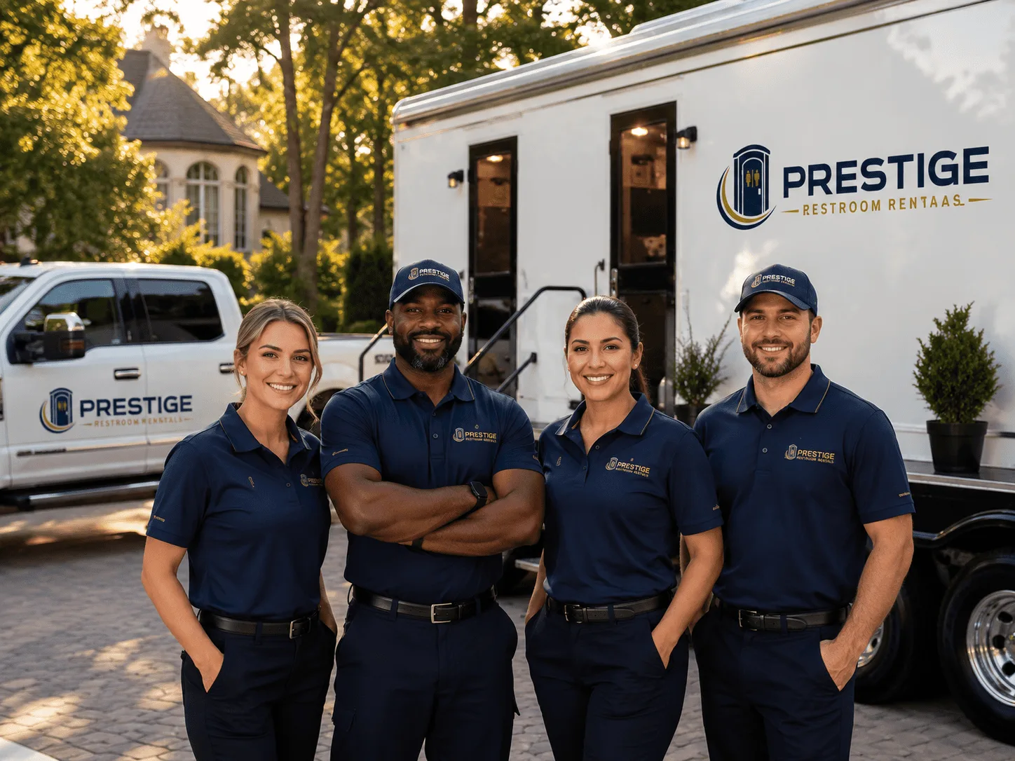 Trusted Luxury Portable Restrooms company in Malvern, IA